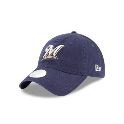 Milwaukee Brewers Gorra | New Era MLB Essential 9twenty Adjustable Cap Mexico - Azules